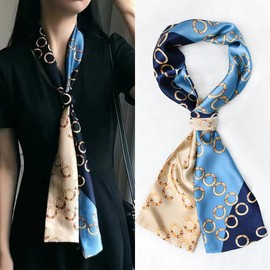 Long Like Silk Neck Head Scarf For Women Purse Bag Scarfs For Handbags Satin Hair Scarf Lightweight Fashion Neck Tie
