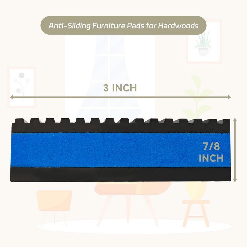 3" X 3" X 7/8" Anti Vibration Pads Sound Isolation