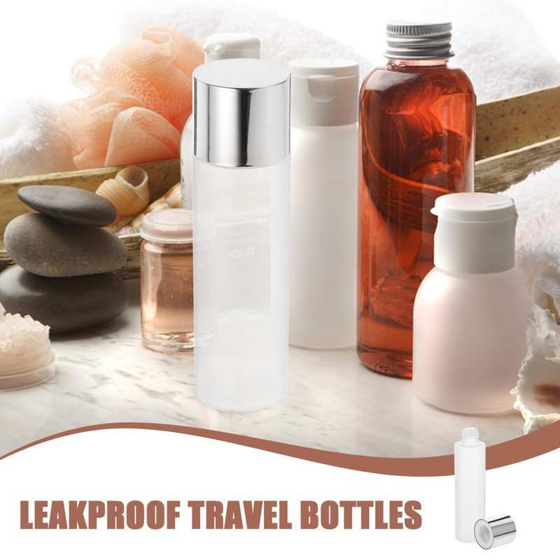 Mikinona Toner Bottles for Lotion Makeup Cosmetic 3 Pack Refillable