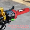 KYSUN 1 Pair Rubber Handlebar for Motorcycle, 22mm/24mm Motorcycle Handlebar