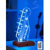 CoolGift Mart Light Up Guitar Pick Holder, Guitar Pick Holder-16