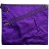 MASONIC PAST MASTER Synthetic LEATHER APRON EMBROIDERED Purple