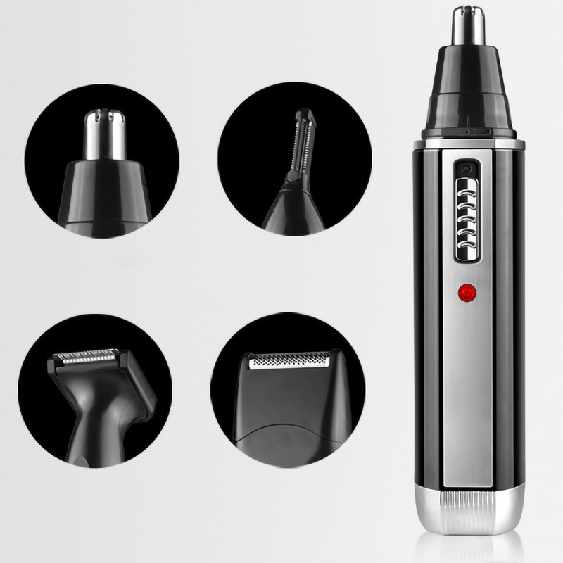 Nose Hair Trimmer Alloy Floating Blades Perfect Fitting Face Electric