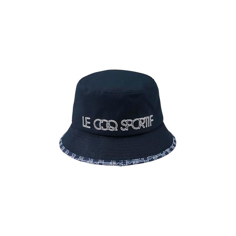 Coq Sportif Golf LG5SCP71L Women's NV00 Bucket Hat, Monogram Pattern,