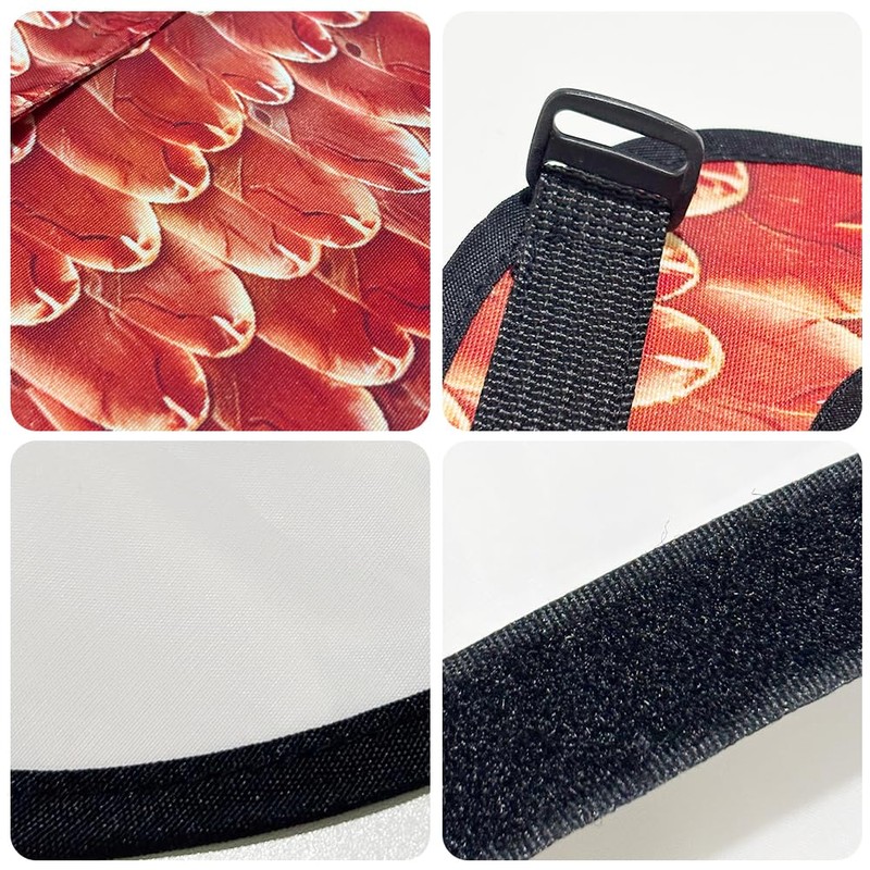 La La Pet 2Pcs Chicken Saddles and Back Protector Double-Layer