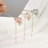 EZ PEACH Sakura Flower Pearl Hairpin Hair Clip Bangs Hair