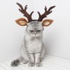 Hemobllo Dog Elk Reindeer Antler Headband for Christmas Dog Cat