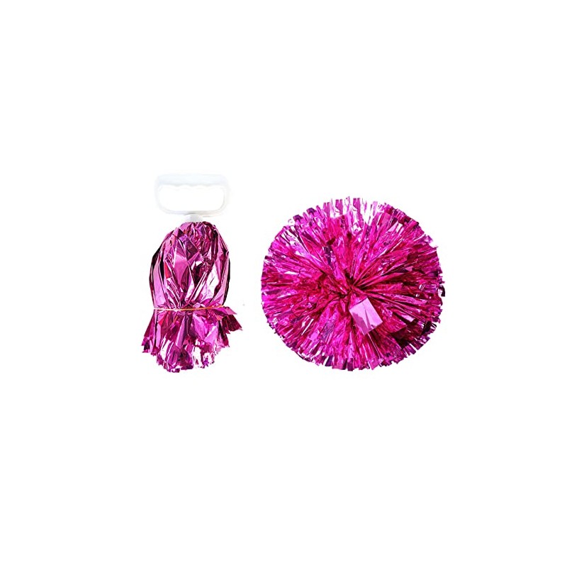 Pom Poms Cheerleading with a White Handle for Sports Party