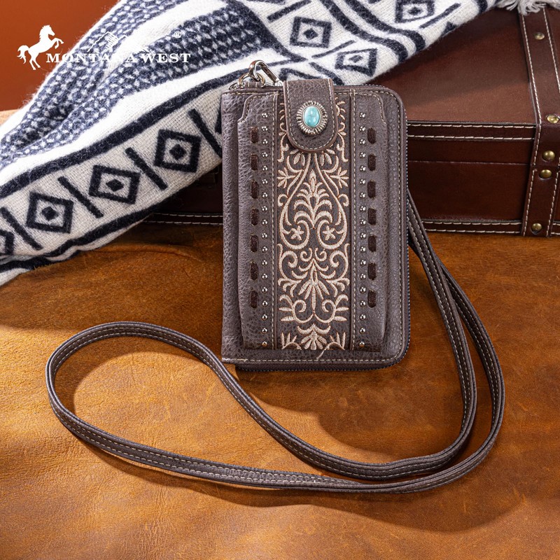 Montana West Crossbody Cell Phone Purse For Women Western Style