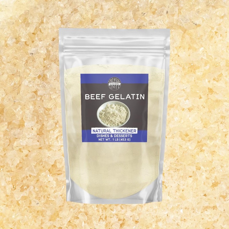 Birch & Meadow Beef Gelatin, 1 lb, Desserts & Dishes,
