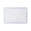Peri Home Scallop Bath Rug Blue