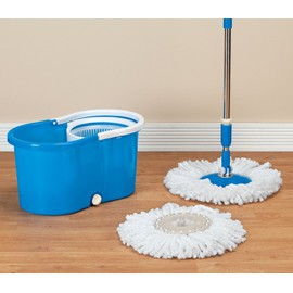 WalterDrake Clean Spin 360 Microfiber Mop and Bucket Set