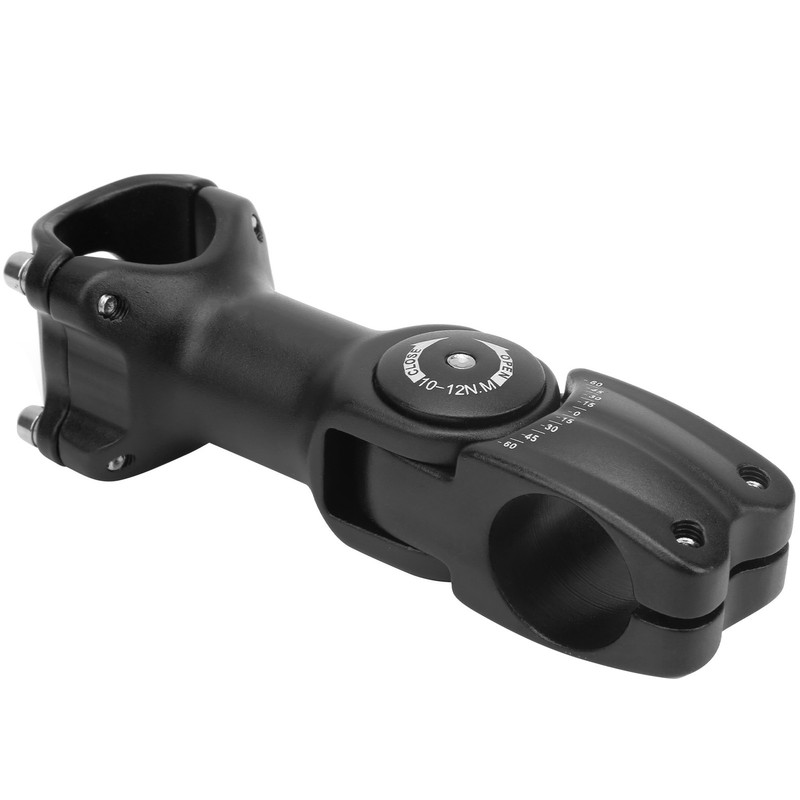 LUNJE 31.8x110mm Mountain Bicycle Angle Adjustable Handlebar Stem Riser Aluminium
