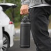 Insulated Water Bottle with Straw & Handle – 316 Stainless