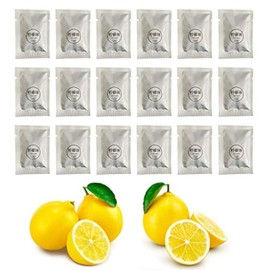 20 Pack Car Air Vent Clip Freshener Refills Solid Fragrance Replacement Pads, Long Lasting Air Freshener for Car accessories for Women Men (Lemon)