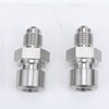 AC PERFORMANCE 2PCS Stainless Steel -3AN to 3/16" Inverted Flare