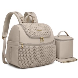 Qualyphant Breast Pump Bag for Spectra S1/S2 & Medela – Insulated Cooler Bag, 13" Laptop Sleeve, Diaper Backpack with Changing Pad – Lightweight, Water-resistant & Stylish for Work, Travel