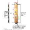 Schlegel Match Inline Patio Door Lock Case Gear Box 43PZ