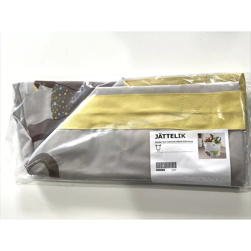 IKEA JATTELIK Toy STORAGE BAG Kid's Room Dinosaur Pattern 17X16