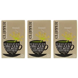 (3 PACK) - Clipper - Organic Fennel | 20 Bag | 3 PACK BUNDLE