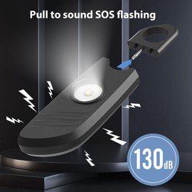 Personal Safety Alarm - 2 Pack, 140db Siren, Powerful Safe Sound, Strobe Light, and Convenient Key Chain. Personal Alarm Suitable for Women, Children, and The Elderly