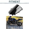 Motorcycle Windshield, PSLER Front Windshield Windscreen for YZF R6 600