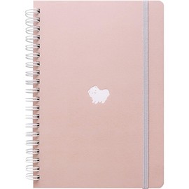 Elkcomune Matka PNB-002 Ring Notebook, B6, Squared, One Point Pomdog