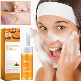 Limpiador Facial De Crcuma (2 Unidades), Espuma Limpiadora, Limpiador Facial, Espuma cida Para Limpieza Profunda De Todo Tipo De Piel.                