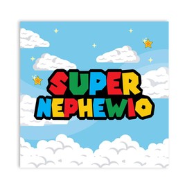 Papa Prints Super Birthday Cards Nephew Funny Nephew Birthday Card with Envelope (145 x 150 mm) Happy Birthday Nephew Card