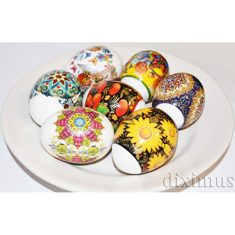 Diximus Thermo Heat Shrink Sleeve Decoration Easter Egg Wraps Pysanka