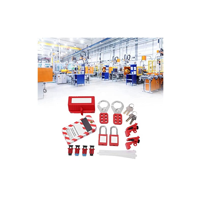 Electrical Circuit Breaker Lockout Tagout Kit, Safty Padlock Loto Tag