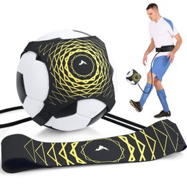 GIEMIT Fußballtrainer Fußballtraining Kinder Fussball Schnur Kick Trainer Verstellbar 1 PCS 150 cm Universell für Fußballgröße 3 4 5