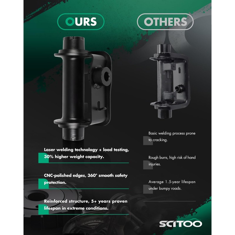 SCITOO Rear Differential Dynamic Damper 2002-2006 for Honda Crv 2003-2010