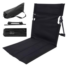 Gonggi Folding Beach Chair, Beach Chairs Low Folding Lightweight, Floor Chair with Back Support for Fishing Barbecues Hiking Traveling Outdoors Activities Camping Chaired