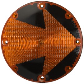 Grote 56083 7" School Bus Light (Single Contact with Arrow Lens)