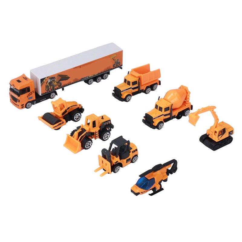 Construction Site Vehicles Toy Set High Simulation Kids Engineering Playset