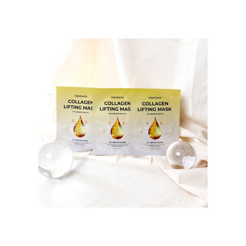 Hanganic Large Capacity Collagen Lifting Mask Pack 30ml x 100