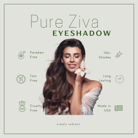 Pure Ziva Nude Beach Sandy Natural Neutral Naked Beige Matte Single Pressed Powder Eyeshadow; Talc, Paraben & Cruelty Free