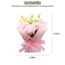 UHANBUT Mini Bouquet Car Air Freshener Vent Clip, Rose Dashboard Air Vent Trim Clips, Auto AC Outlet Dried Flower Fragrance Diffuser, Automotive Interior Decoration Accessory (Dreamy Pink)