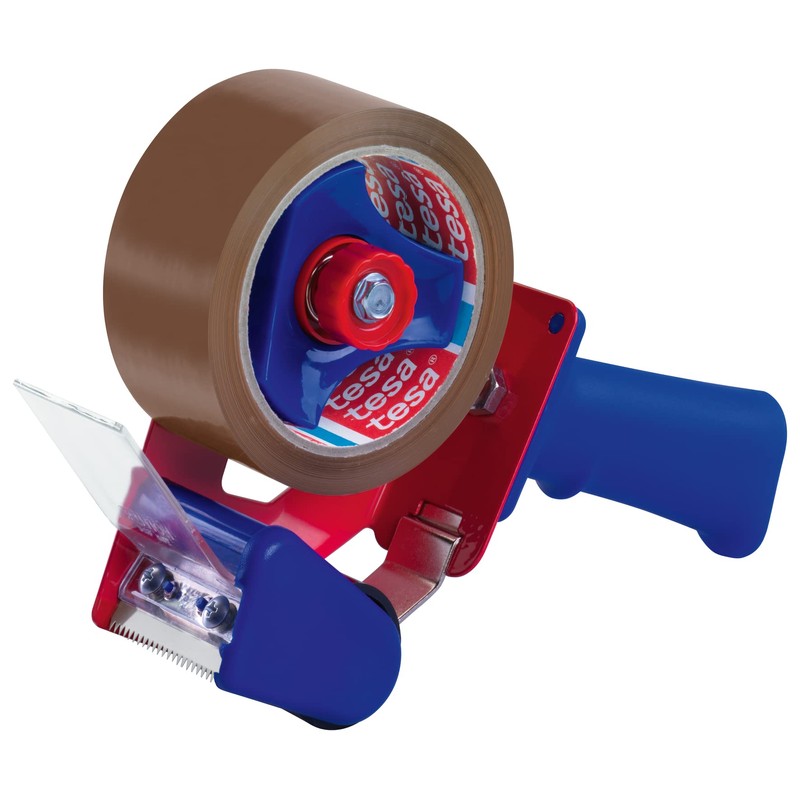 tesa tesapack Strong und Handabroller im Set mit 1 Rolle