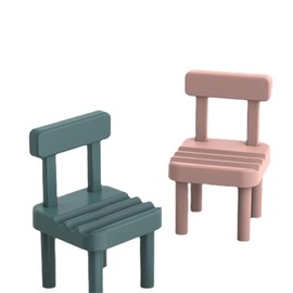 Mobile Phone Holder, Small Chair, Tabletop, Cute, Portable, Lazy Support Frame, Office Small Stool, Creative Ornaments, Gifts (Blue)
