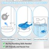 2 Pack 3 Inch Toilet Flapper Replacement Compatible with Gerber