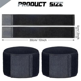 WUSJCOF 4 Pairs Bicycle Clamps, Trouser Clip Bicycle, Bicycle Pants Strap, Safety Band for Hiking, Camping, Waders, Fishing, Military Uniforms