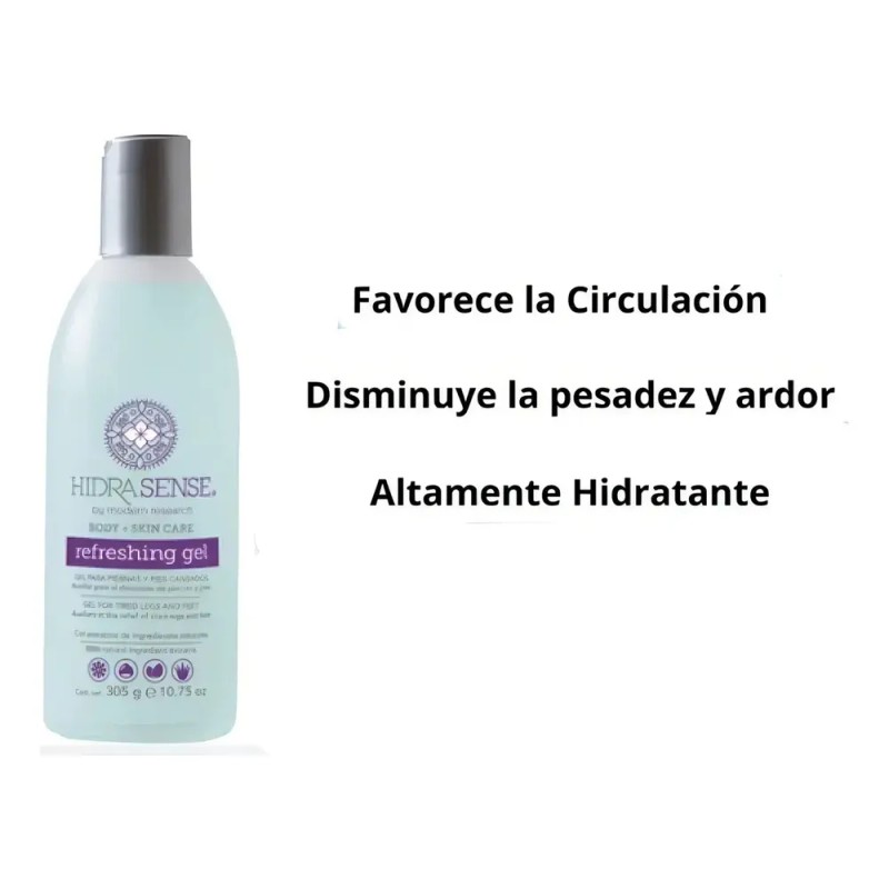 Gel Refrescante Hidrasense Body Skin Care 300 Ml