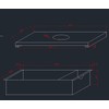 Grease Box for Restaurant Canopy Hood Exhaust Fan Galvanized Sheet