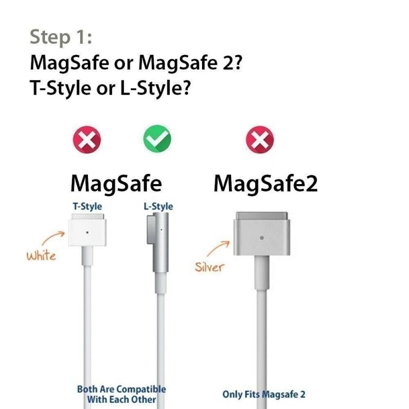 For Apple 60W L-Tip Apple Charger Macbook Pro 13" A1278