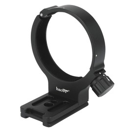 Haoge LMR-C100 Lens Collar Foot Bracket Tripod Mount Ring D for Canon EF 100mm f/2.8L Macro IS USM Lens Built-in Arca Swiss Type Quick Release Plate Black