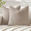 Miulee Set of 2 Corduroy Velvet Soft Cushion Covers -