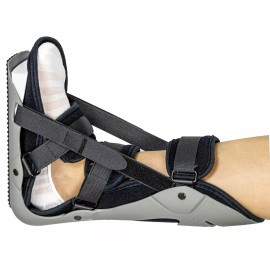 McKesson Gray Plantar Fasciitis Night Splint Large Hook and Loop for Either Foot