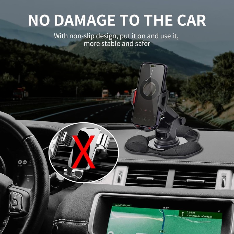 Universal Nonslip Beanbag Dashboard Friction Mount,GPS Dash Mount,Car Mobile Phone